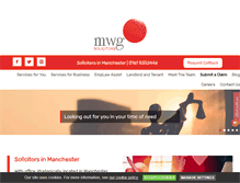 Tablet Screenshot of mwgsolicitors.co.uk